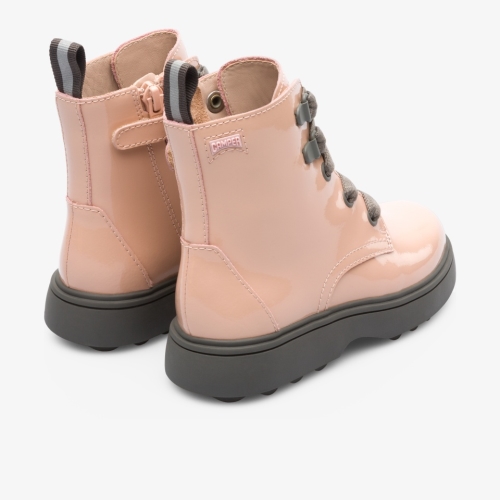 Camper Norte Derset Boots Light Coral - Kids Singapore ZRGVVB-959